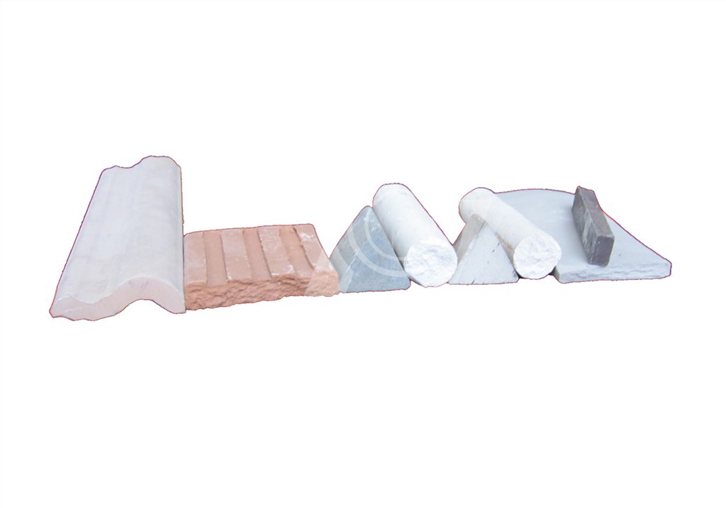 各种陶瓷块挤出